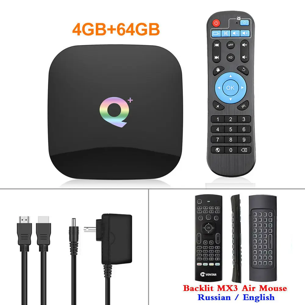 4G64G MX3 Allwinner H6 6K Smart tv Box Android 9,0 Q Plus 4 ГБ ОЗУ 64 Гб ПЗУ четырехъядерный процессор Playstore Youtube Wifi телеприставка 2G16G медиаплеер - Цвет: 4G64G MX3