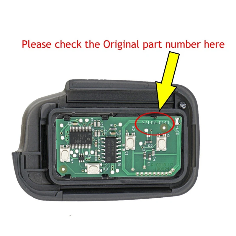 

Car Smart Remote Key 3+1 Button 314.3Mhz Fit For Lexus ES350 2007-2008 HYQ14AAB
