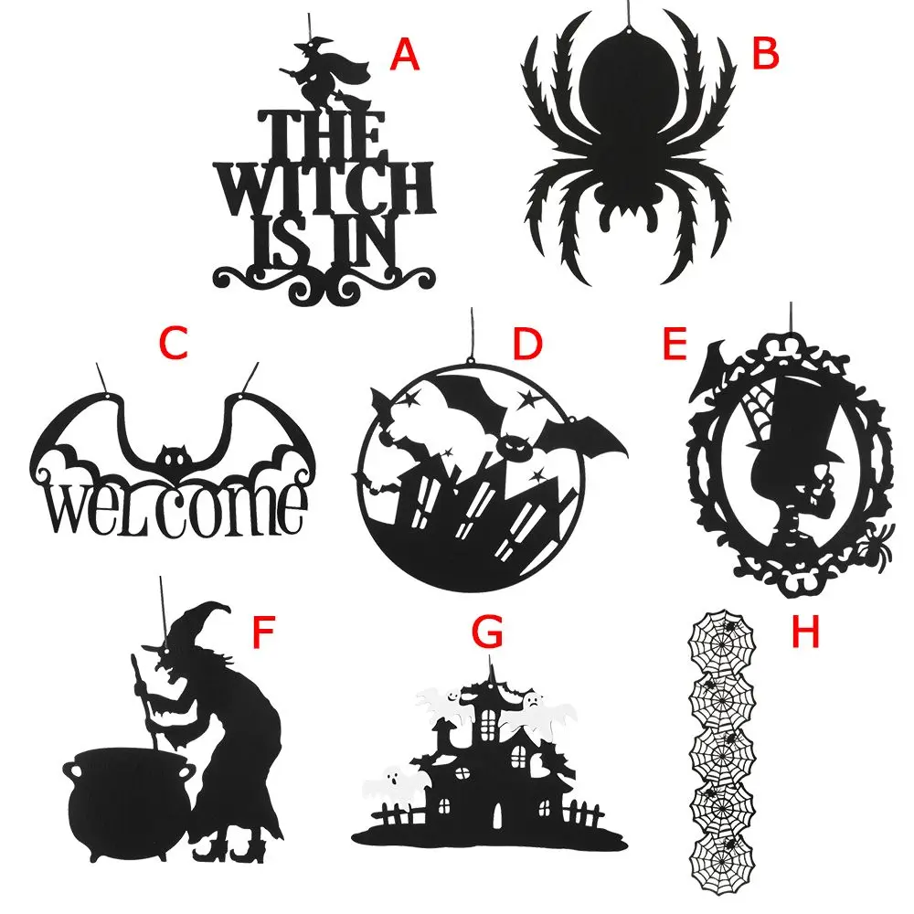 Настенные вывески из нетканого материала в виде черепа паука летучей мыши