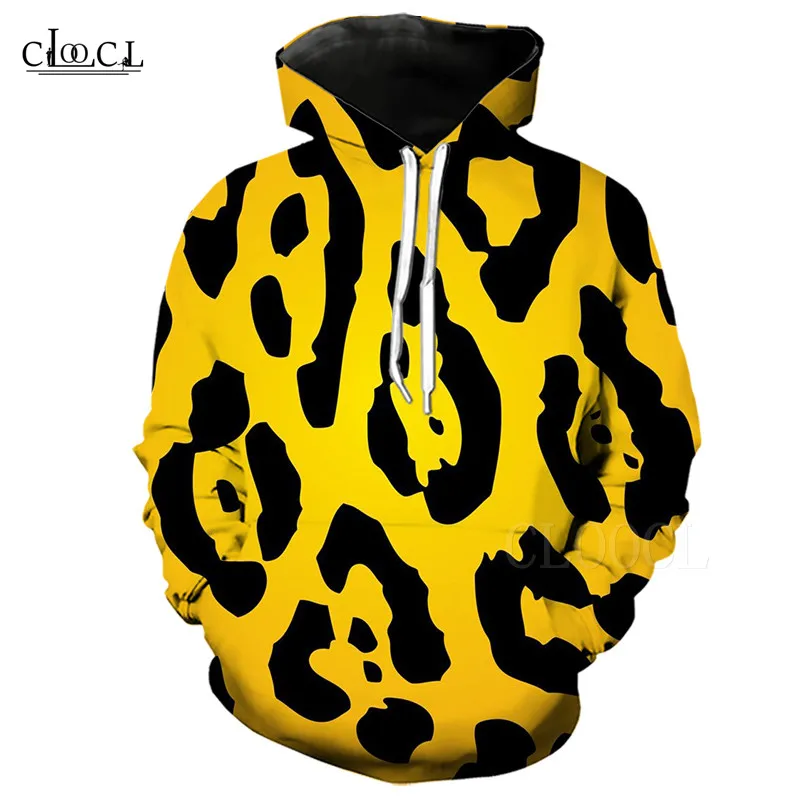 

Leopard Pattern Printed 3D Harajuku Hoodies Casual Sweatshirt Hoodie For Male Female Pullover Leopard Print Sportswear Top Hoody