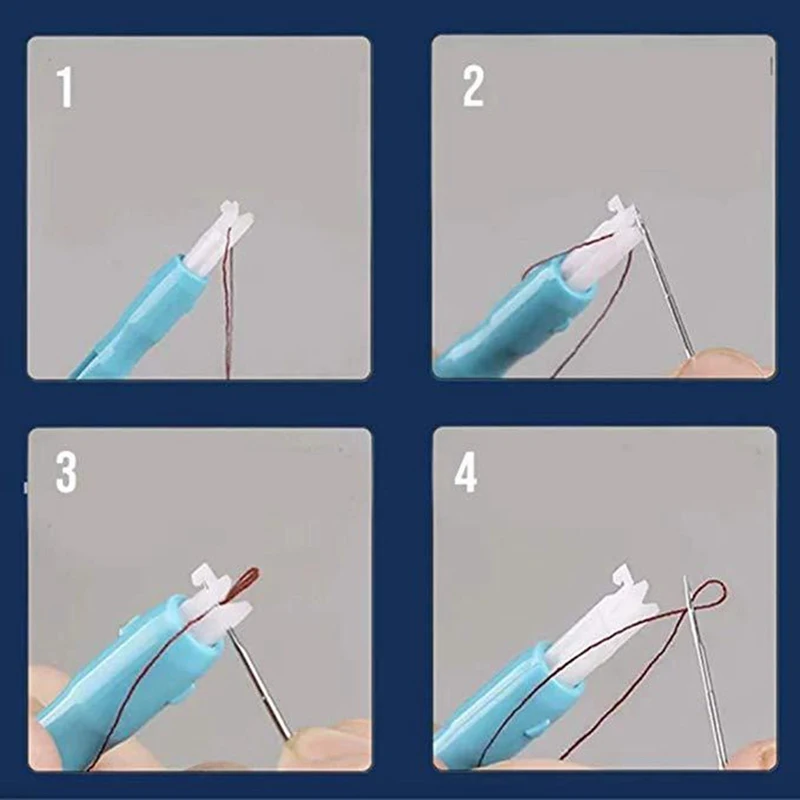 

3pcs DIY Automatic Needle Threader Elderly Sewing Machine Needle Inserter Sewing Machine Threading Quilting Tools