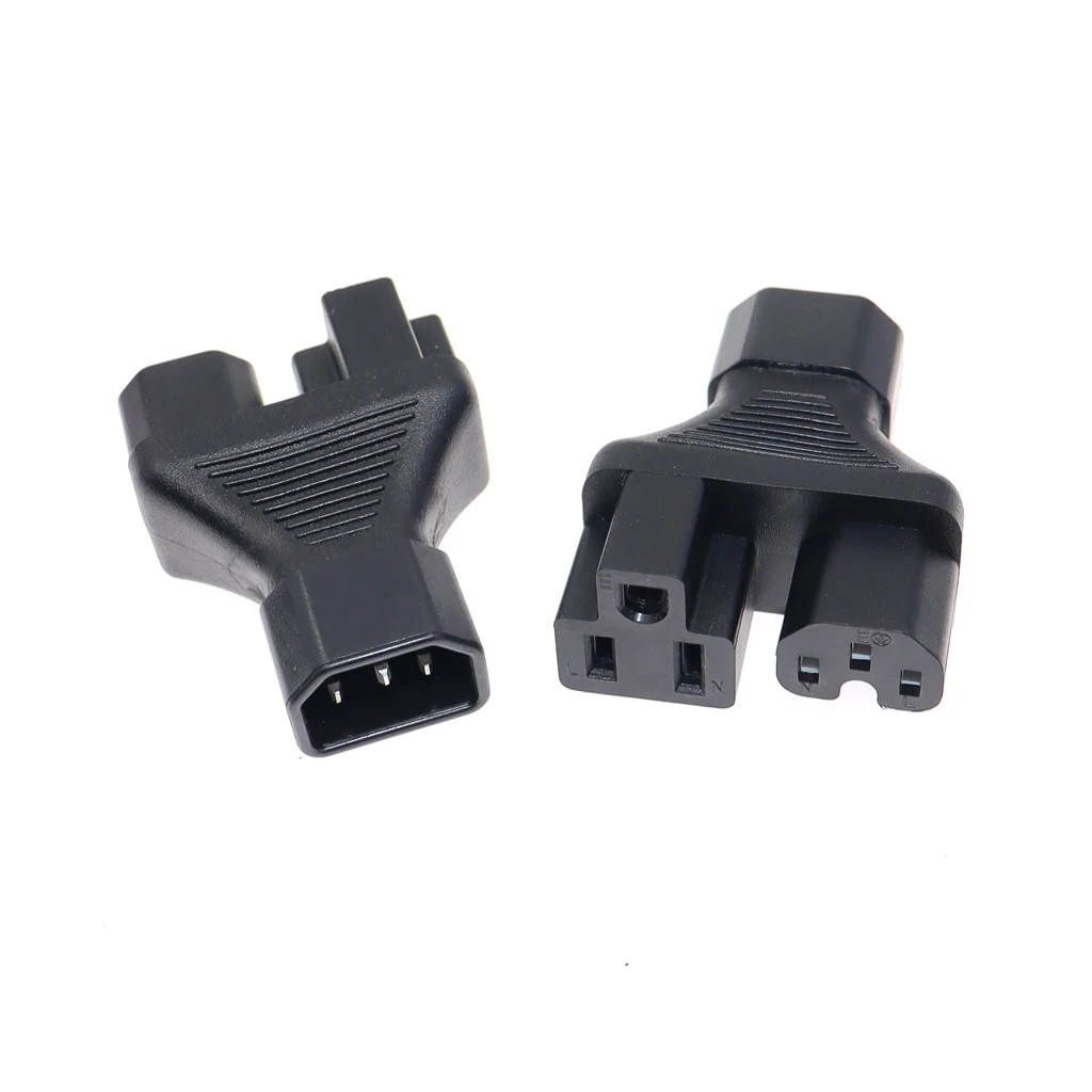 Адаптер питания IEC 320 C14 штекер-Nema 5-15R + C15 C14 к US femlae и C13 Y адаптер питания