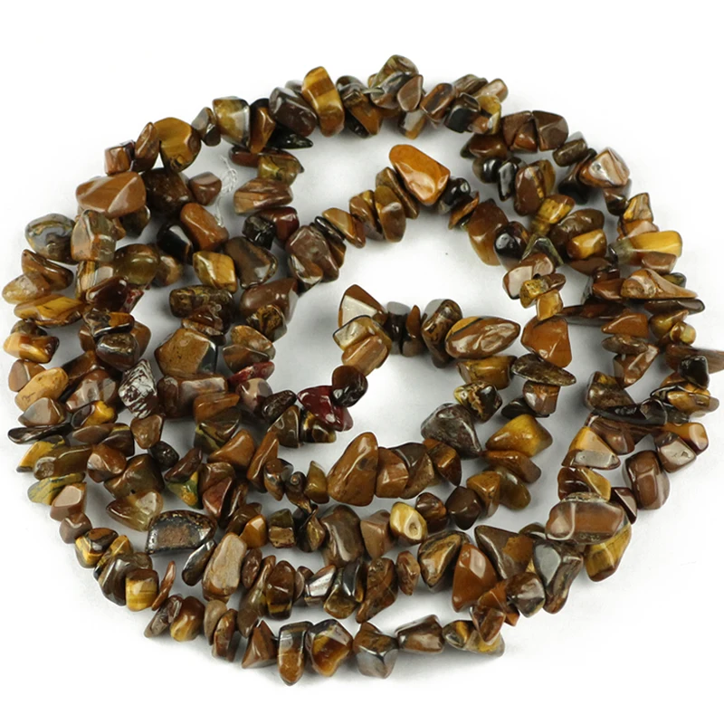 YHBZRET натуральный желтый тигровый глаз камень неправильной формы гравий бусины