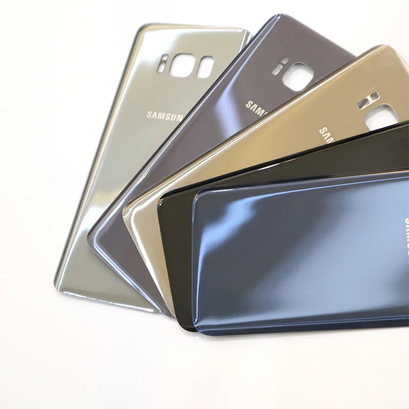 Задняя крышка galaxy s8 Samsung S8 Plus, оригинальная задняя крышка, 3D стеклянный Чехол-батарея для samsung S8 Plus, запасная крышка корпуса+ клейкая наклейка