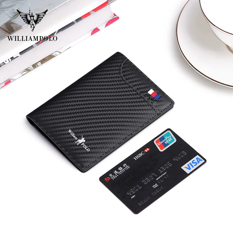 2021 new leather mini wallet men's ultra-thin high-end brand first layer cowhide credit card holder driving license leather case