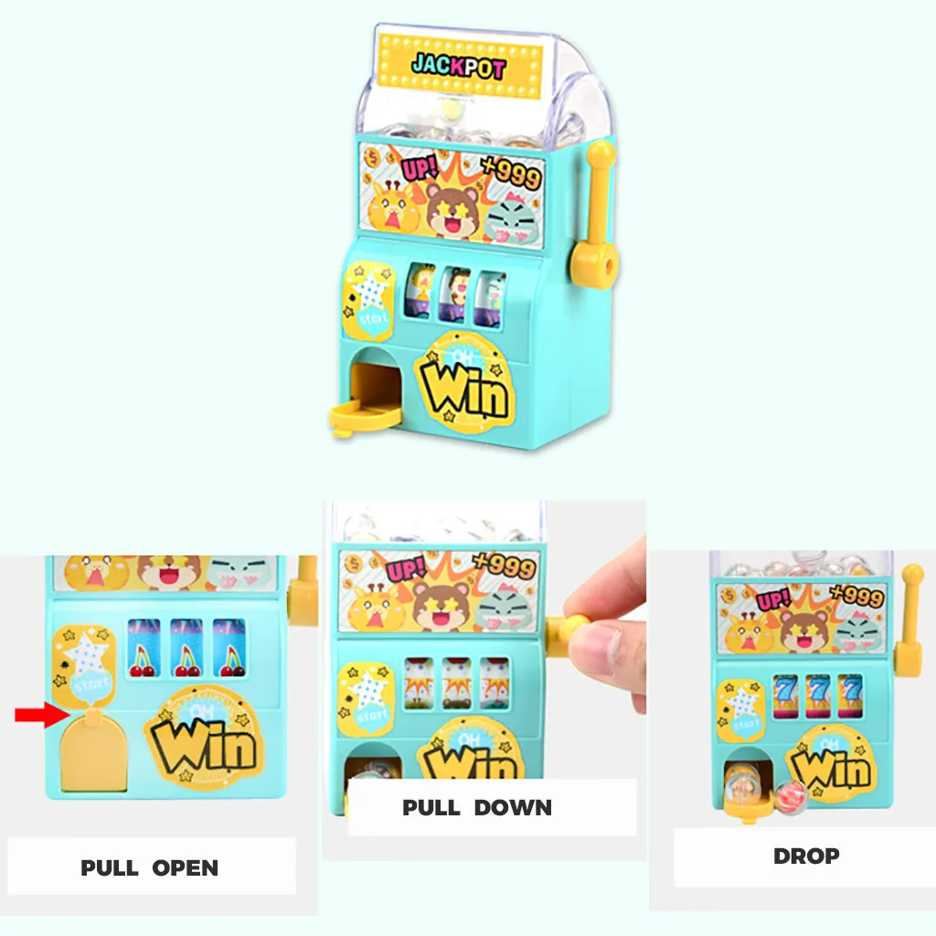 1 шт. Lucky Mini Doll Jackpot слот машина антистресс Развивающие игрушки для детей игры подарки на день рождения Дети безопасная машина# p4