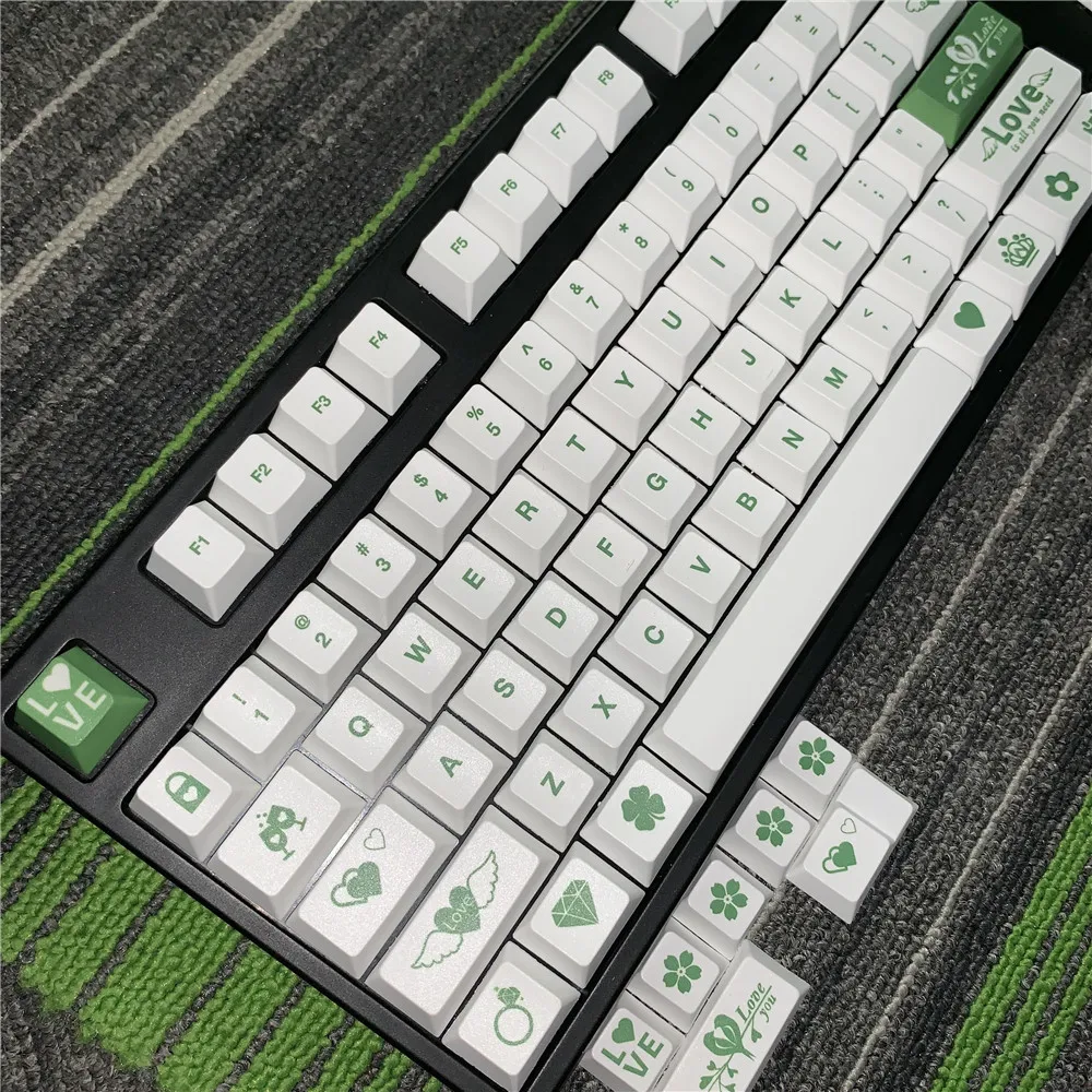 Любовь клавишные колпачки из ПБТ полный Наборы/краситель подкровать keycap/механическая клавиатура Pbt вишня профиль