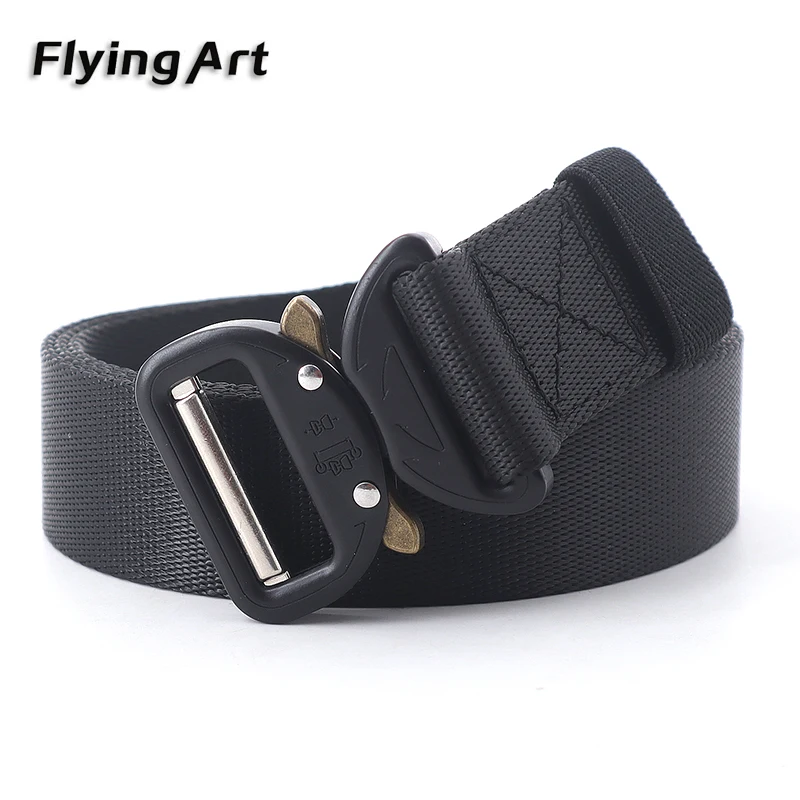 Mens Belts Fashion 3.2cm Unisex Trousers Belts Canvas Belt Breathable Outdoor Tactical For Jeans Adjustable Waist Belt