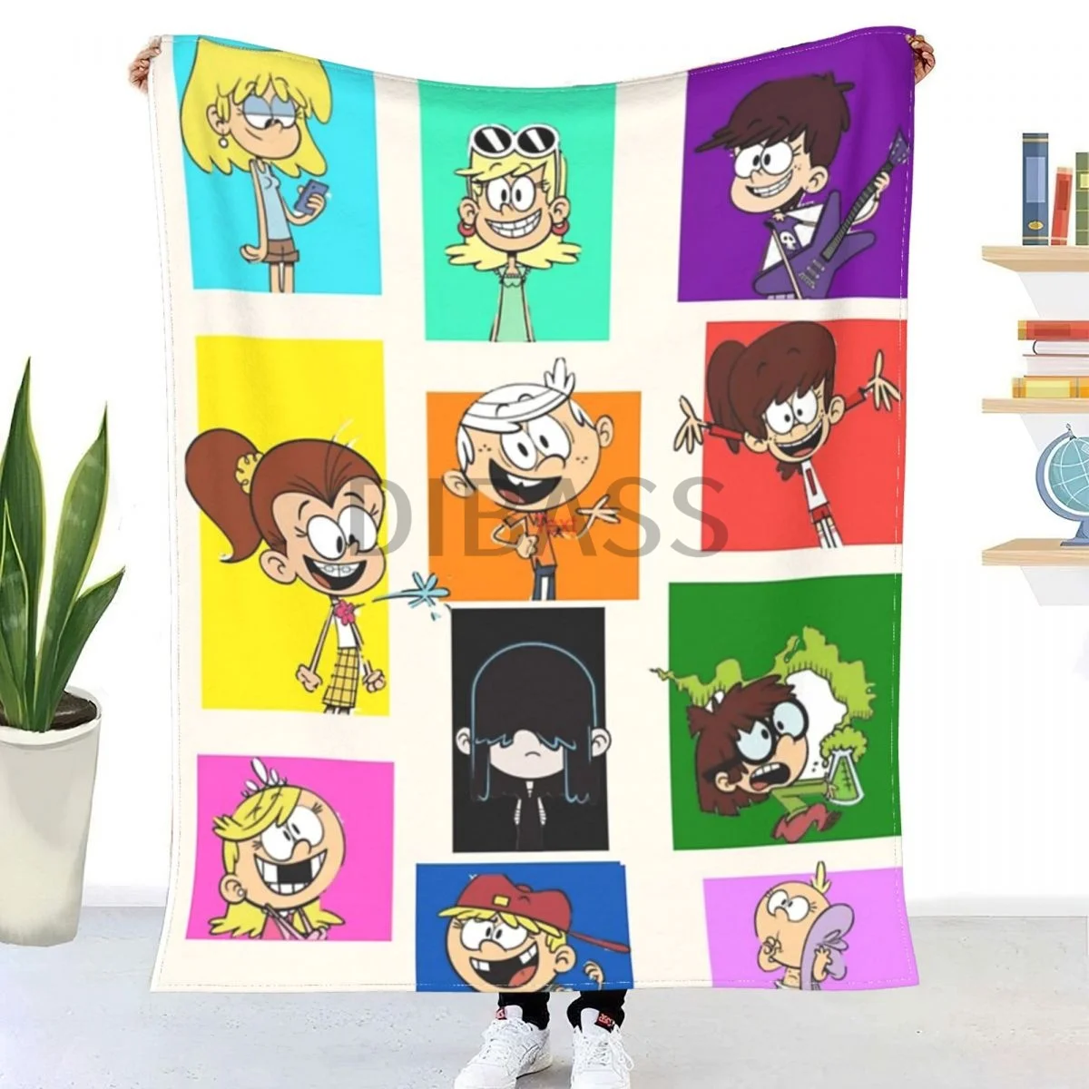 

Loud House Comforter 3D Printed Flannel Throw Blanket