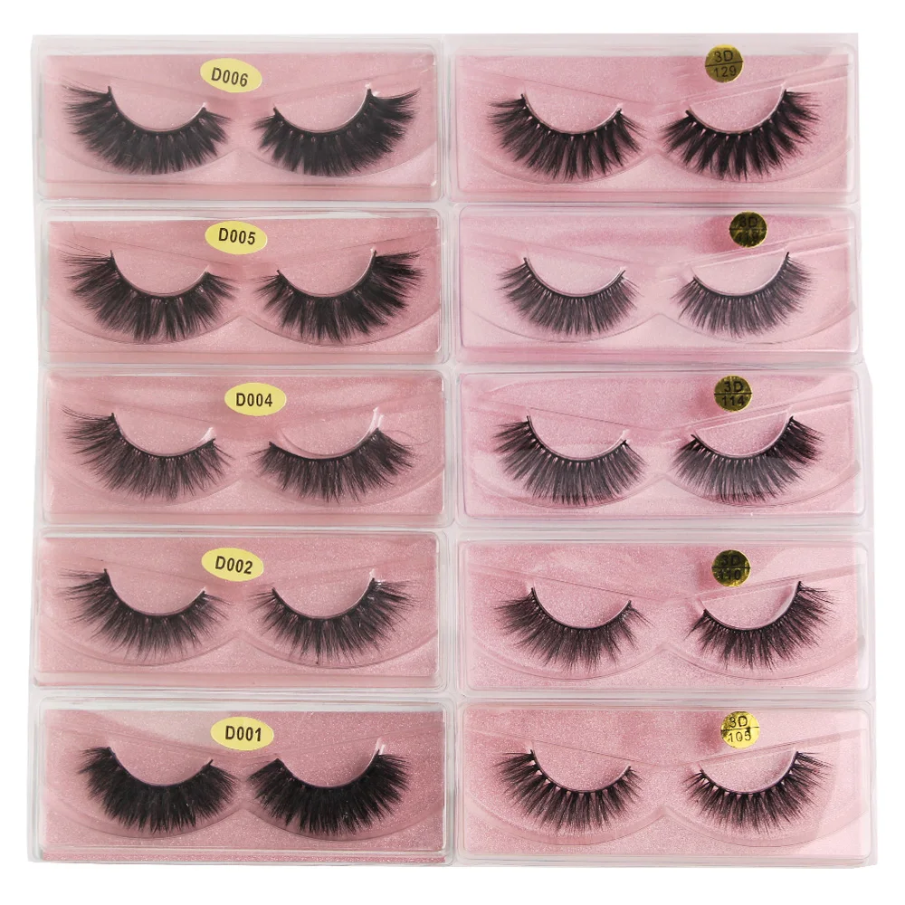 

3d норковые ресницы, натуральные эффектные объемное наращивание ресниц, толстые длинные 3D накладные ресницы