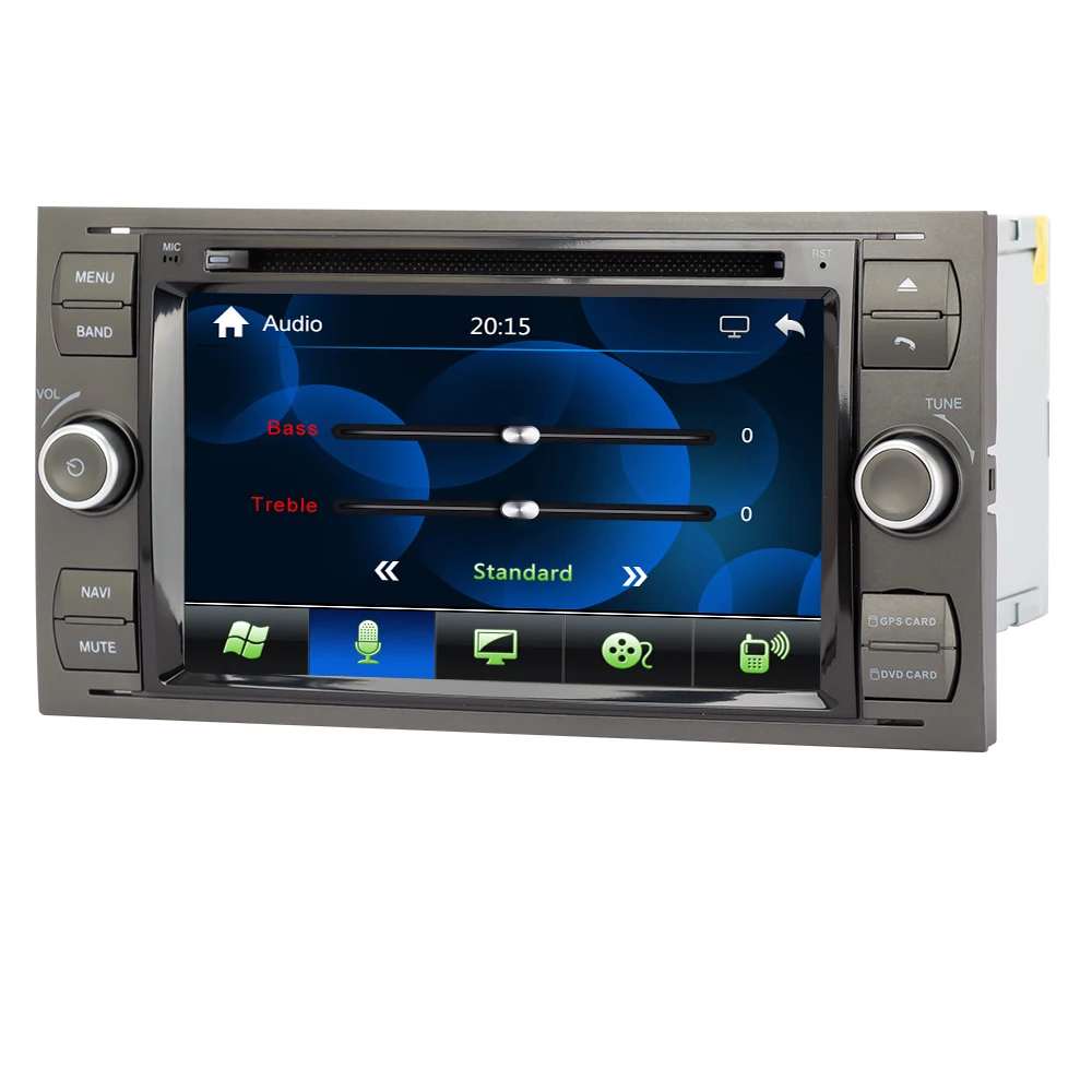 Автомагнитола Eunavi 7 дюймов 2 din автомобильный DVD-плеер радио GPS-навигация для