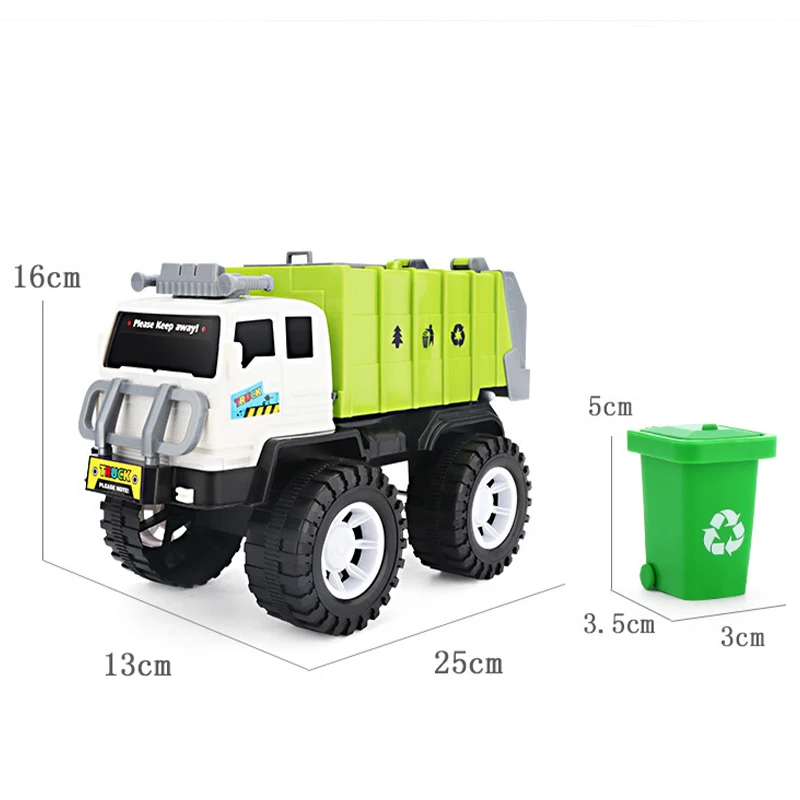 

Children's Car Toy Simulation Crash-resistant Hanging Bucket Sliding Garbage Sorting Truck Boy Girl Intelligence Development Toy