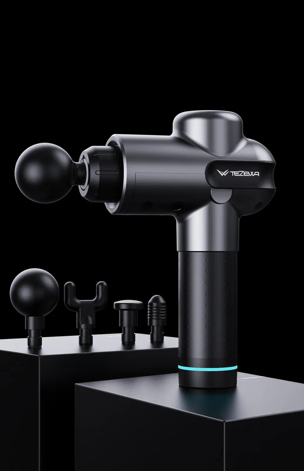 TEZEWA Новый бесшумный гипер Фит массажный пистолет терапия тела Расслабление