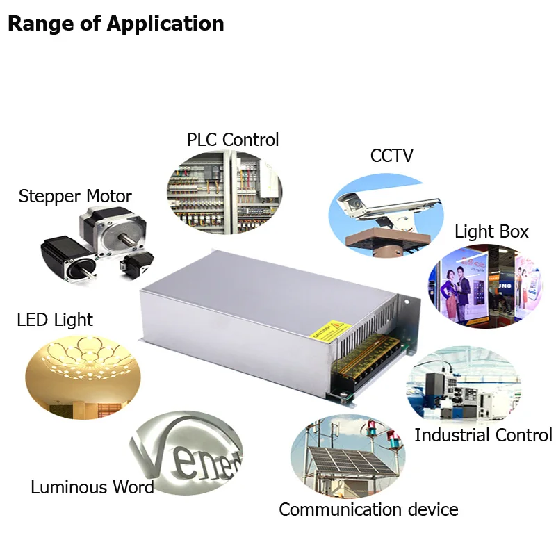 Импульсный источник питания для шагового видеонаблюдения цифровой дисплей один
