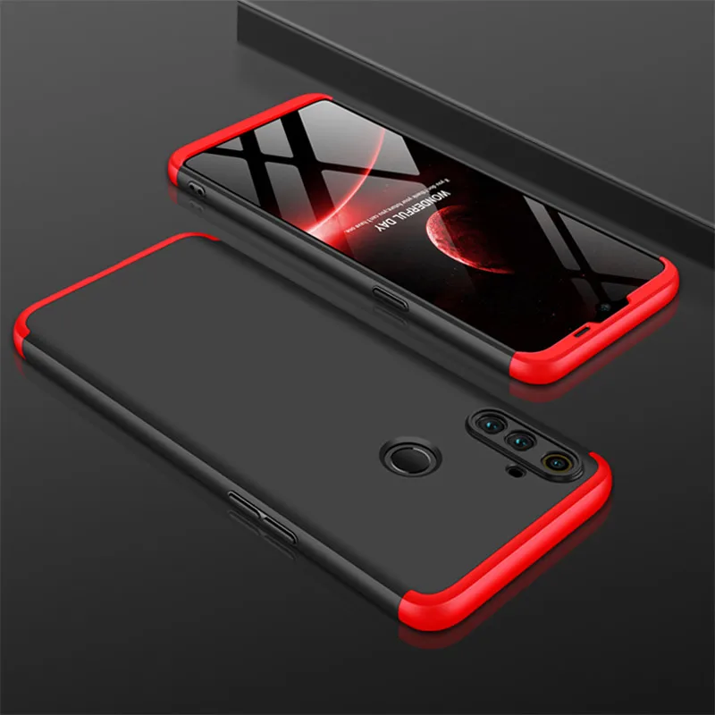 Внешний чехол для OPPO Realme C3 (3 камеры) 6 5 дюйма 360 полная защита ударопрочный матовый