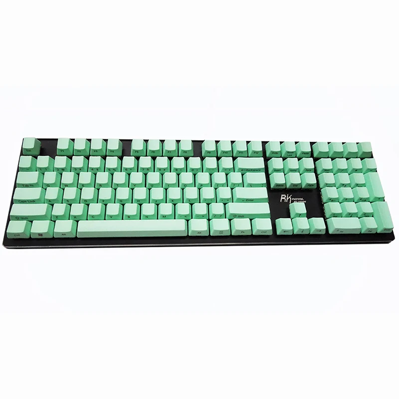 OEM мятный зеленый толстый колпачок клавиш PBT раскладка ANSI верхняя или боковая