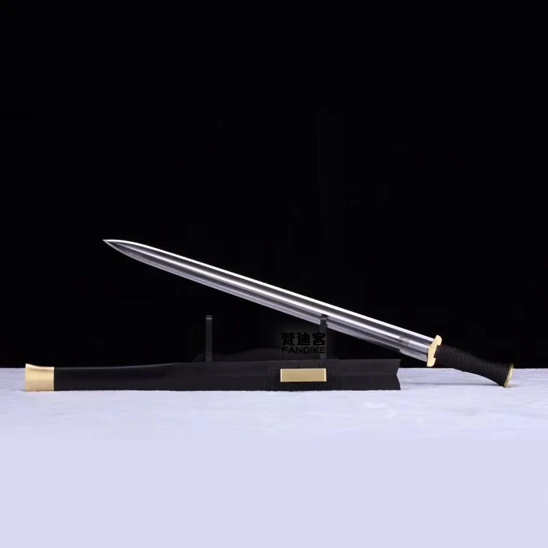 Качество ручной работы изогнутая сталь китайская династия Хань Восьмигранная