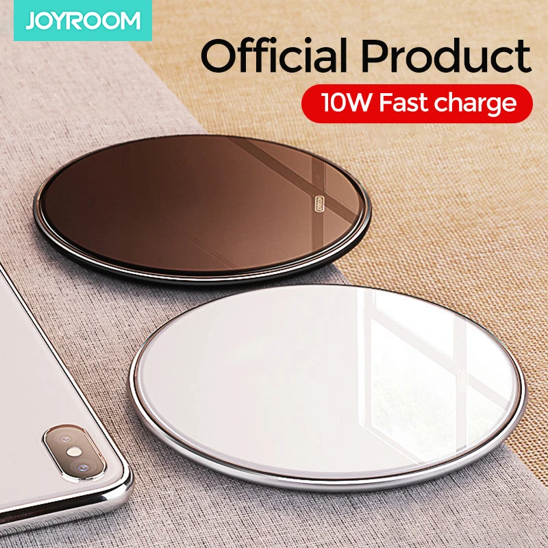 Быстрое беспроводное зарядное устройство Joyroom 10 Вт для iPhone XR X Xs MAX 11 Pro