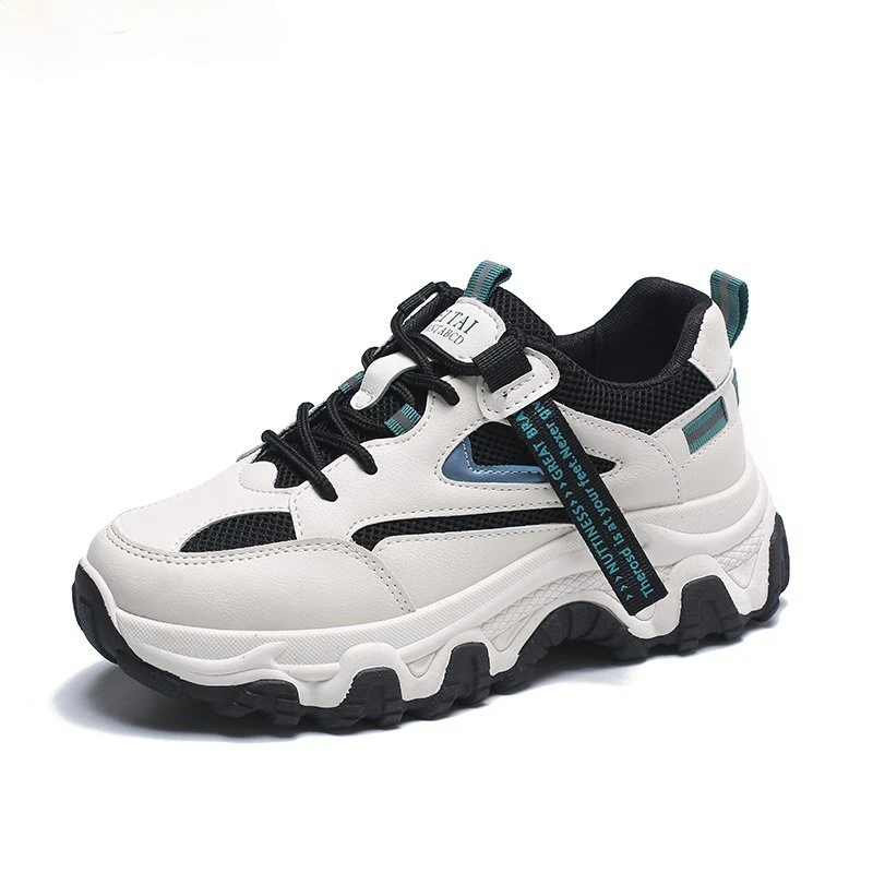 

Quality Spring 6cm Autumn Women Men Unisex Platform Sneakers Shoes Chunky Casual Walking Shoes Breathable Comfortable