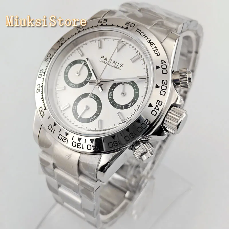 Мужские кварцевые наручные часы с хронографом 39 мм|Кварцевые мужские часы| |