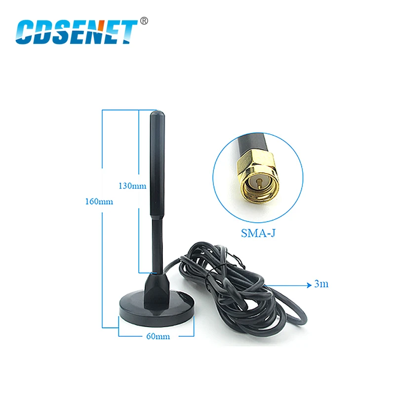 6dbi TXGN-TB-300 NB GSM 3G Antenna SMA-J High Gain 6dbi Magnetic Base 3m Feeder External Cable Sucker Omnidirectional antenna