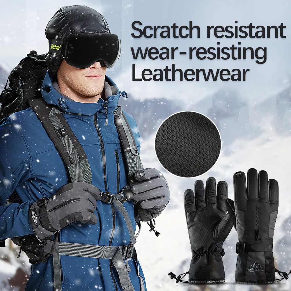 

Winter Gloves Men Women Touch Screen Gloves Waterproof Windprood Warm Gloves For Winter Running Cycling Snowing Ski Snowboard