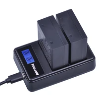 batmax 1800mah blh 1 blh1 batterylcd dual usb charger for olympus e m1 mark ii camera