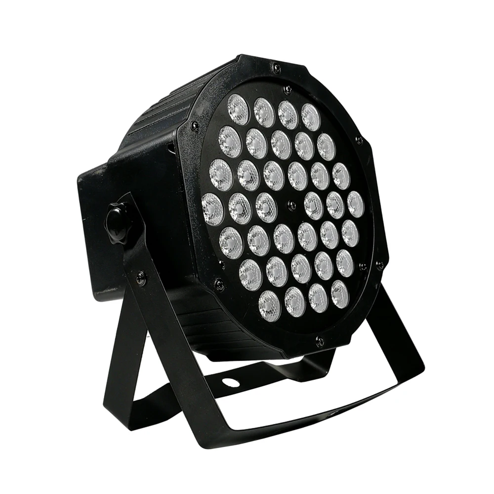 4 шт./36x3 Вт Светодиодный светильник Par rgb 3 в 1 dmx плоский Pa r 25 градусов Led L s диско dj