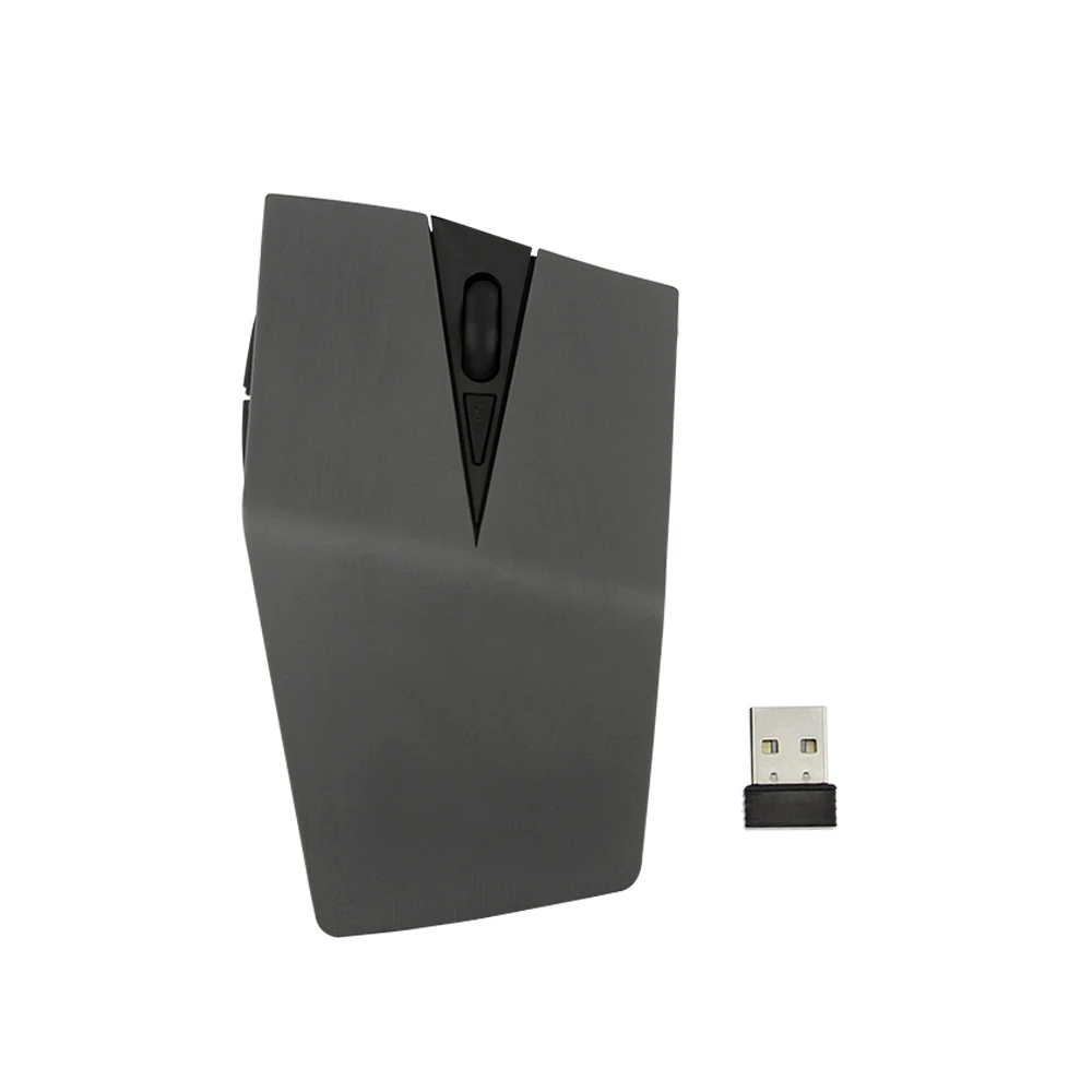 Беспроводной 2 4G Мышь Эргономичный черный истребитель Дизайн компьютерные 1600