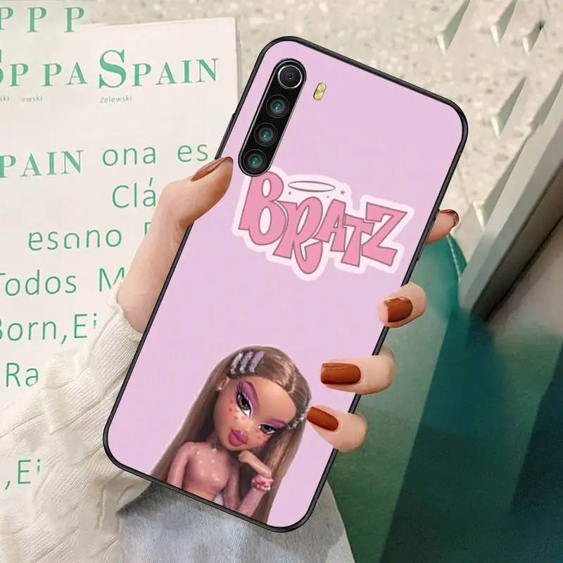 

0 Bratz Doll Black Soft Phone Case For Redmi 7 8 9 A K20 30 Pro Note 8 9 Pro 9s
