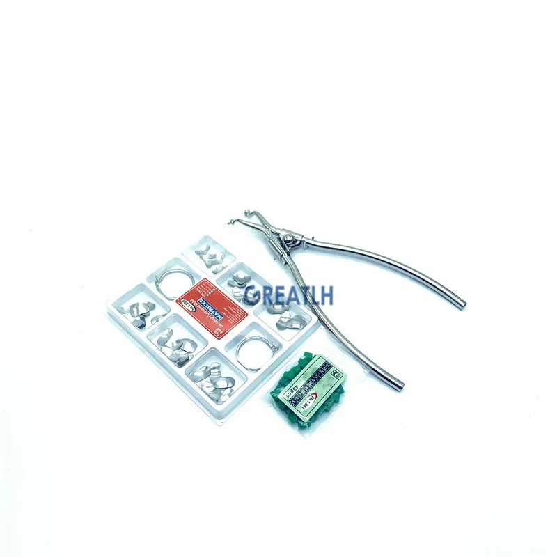 100 шт. полный комплект стоматологическая матрица секционные Контурные