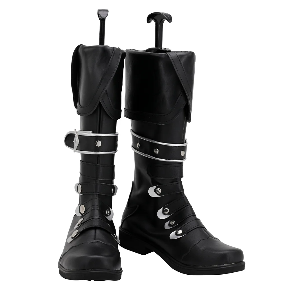 

Game Genshin Impact Diluc Cosplay Shoes Diluc Boots Suit Halloween Costumes Props
