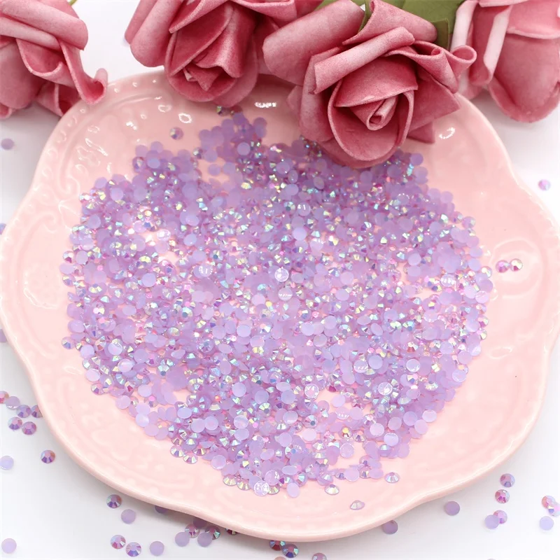 KSCRAFT 20 г 4 мм алмазные Стразы с плоской задней стороны Акриловые драгоценные камни