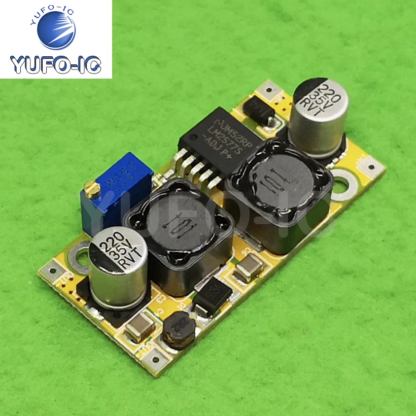 Бесплатная доставка, 1 шт., одноъядерный телефон, автоматический понижающий модуль, солнечная панель с 3-35 В до 2,2-30 в, желтый Lm2577