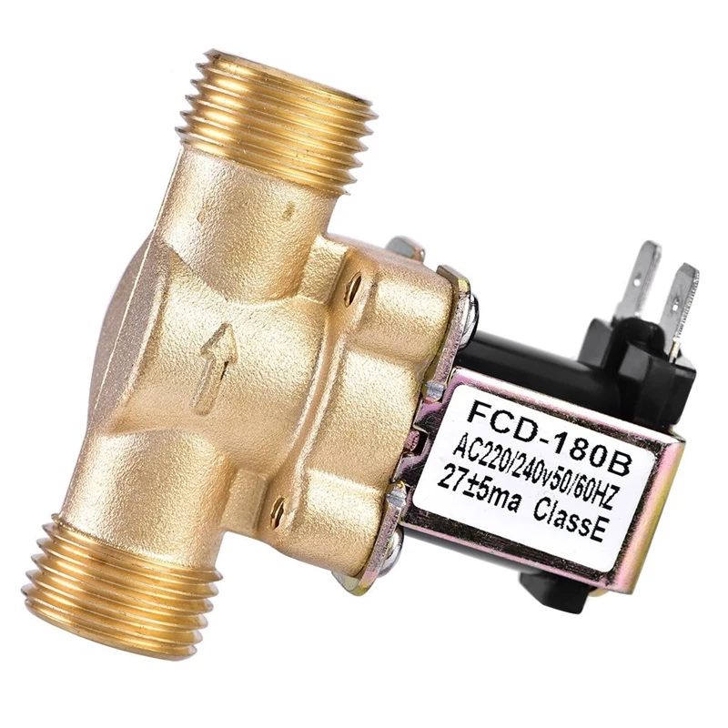 

1/2 inch Ac 220V Normally Closed Brass Electric Solenoid Magnetic Valve for Water Control Chemical Liquid Industry Pumps