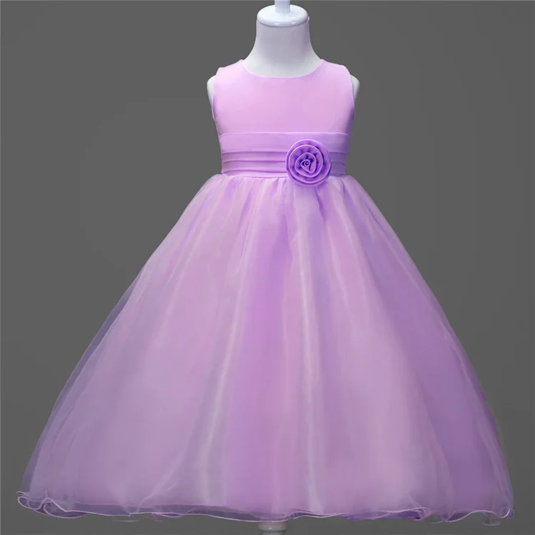 Новое поступление, vestido de festa, праздничные платья для малышей 2, 3, 4, 5, 6, 7, 8, 9, 10, 11, 12 лет, длинное белое торжественное платье для девочек, одежда