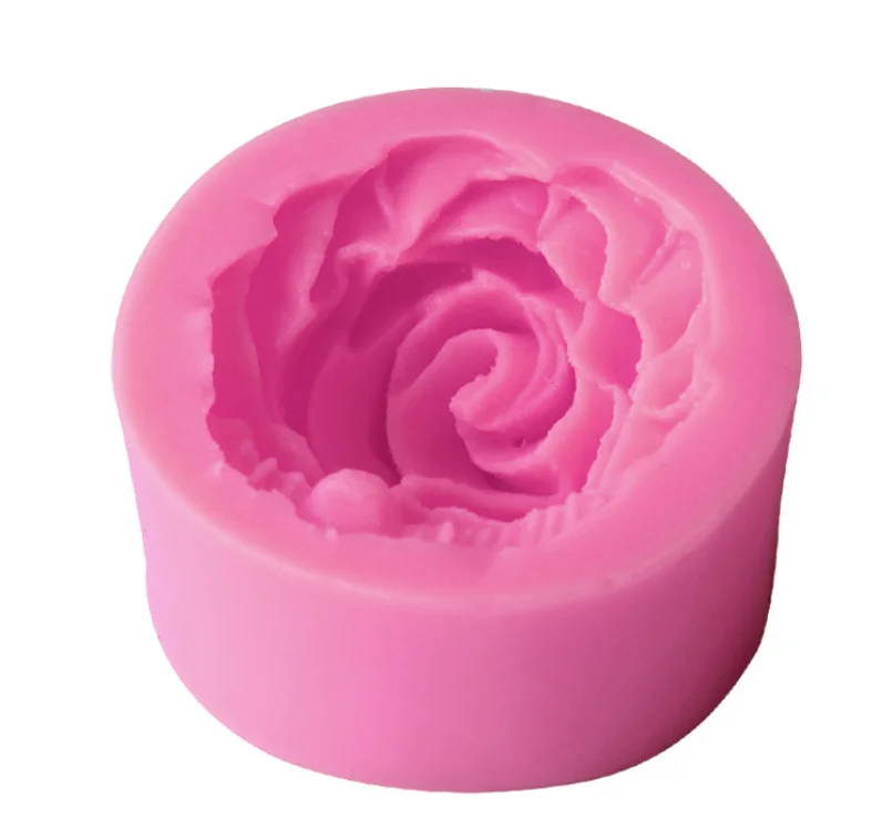 1 шт. ремесло кекс цветение 3D роза цветок Fondant (сахарная) силиконовая форма пресс