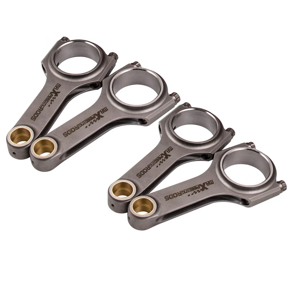 

4340 EN24 Forged Connecting Rods+ARP 2000 Bolts for Honda K20 K20A2 K20Z1 K20Z3 H-Beam 139mm 4340 Forged Crankshaft EN24 TUV