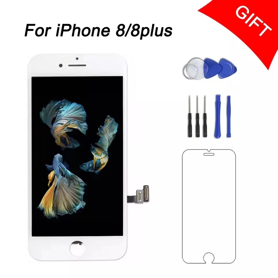 

AAA+High quality 3D Touch iphone 8 pantalla AAA+ For iPhone 8Plus LCD High color gamut Display Touch Screen replacement assembly