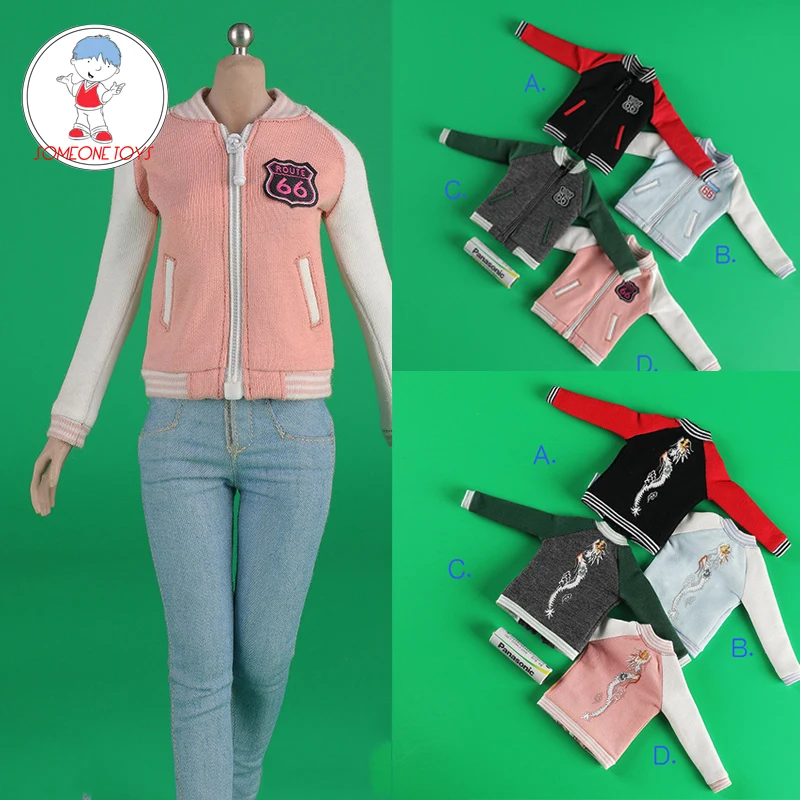 

Фигурка солдата Женская в масштабе 1/6, CCTOYS CC009, модная спортивная куртка, пальто, костюм, одежда подходит для 12 дюймов, экшн-фигурки «сделай са...