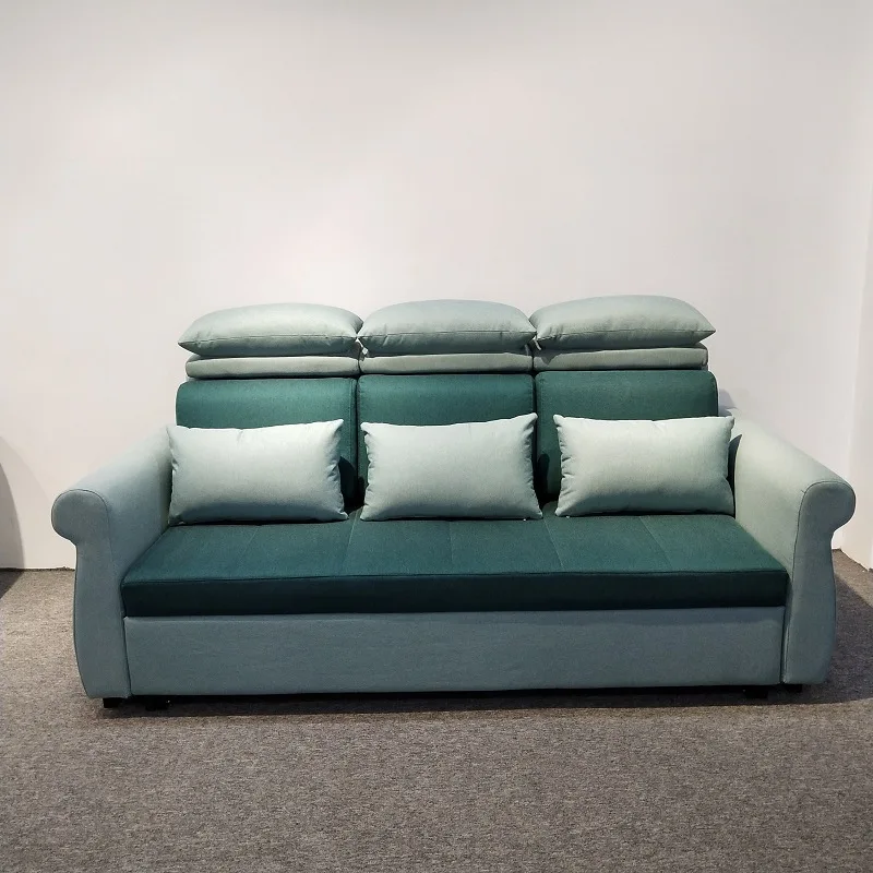 

Foldable sofa bed dual-purpose multi-functional technology cloth 1.2 meters 1.5 meters 1.8 meters small apartment sliding sofa