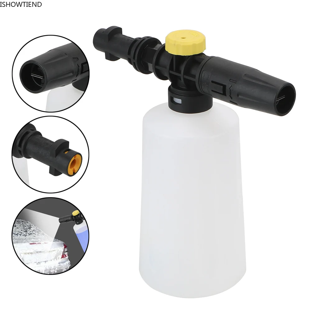 

750ML Car Accessories High Pressure Washer Kit Container Generator Lance Sprayer Nozzle Karcher K2 K3 K4 K5 K6 Pressures Washer