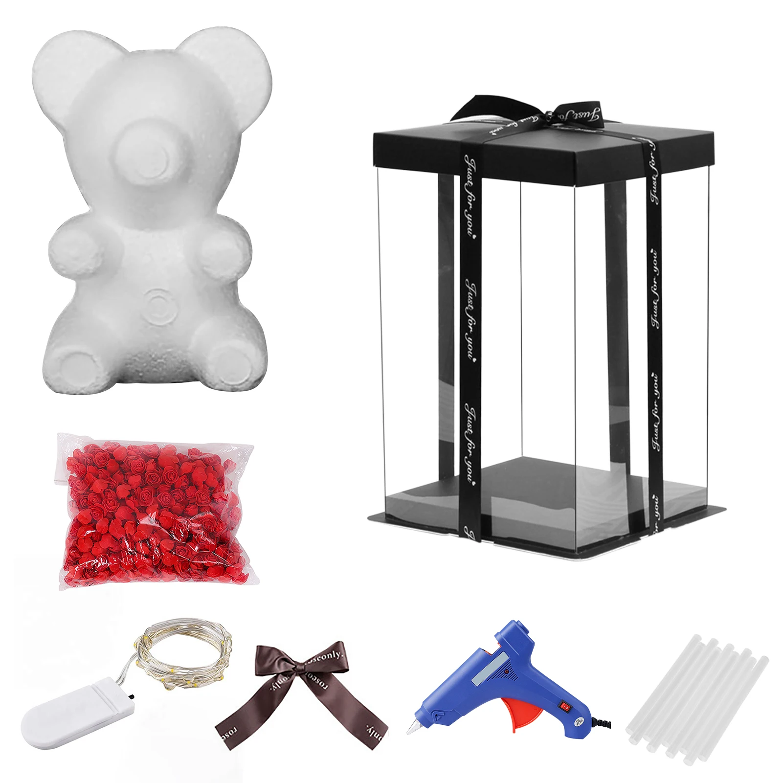 

Романтическая роза, яркая прочная кукла ручной работы «сделай сам», украшение ручной работы на День святого Валентина, подарок на день мате...