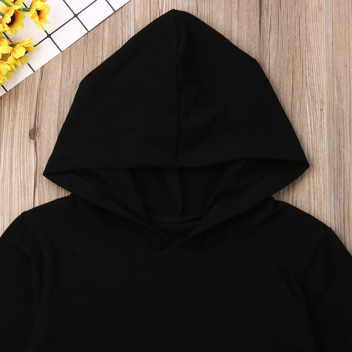 Толстовка с капюшоном для маленьких девочек и мальчиков на весну осень топы