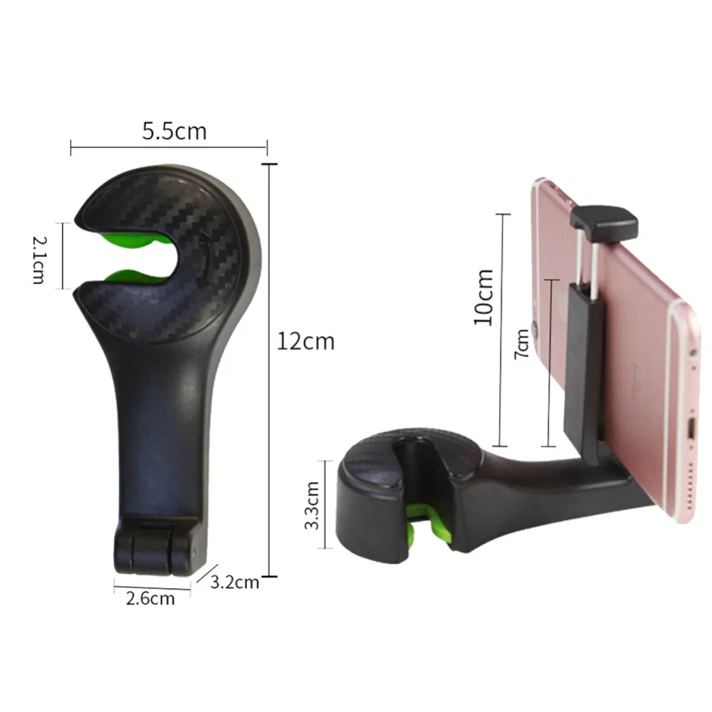 

Car Seat Back Hooks Bags Hanger Holder Organizer Phone Stand Mount Automobiles Headrest Storage Hooks Clips Universal #280687