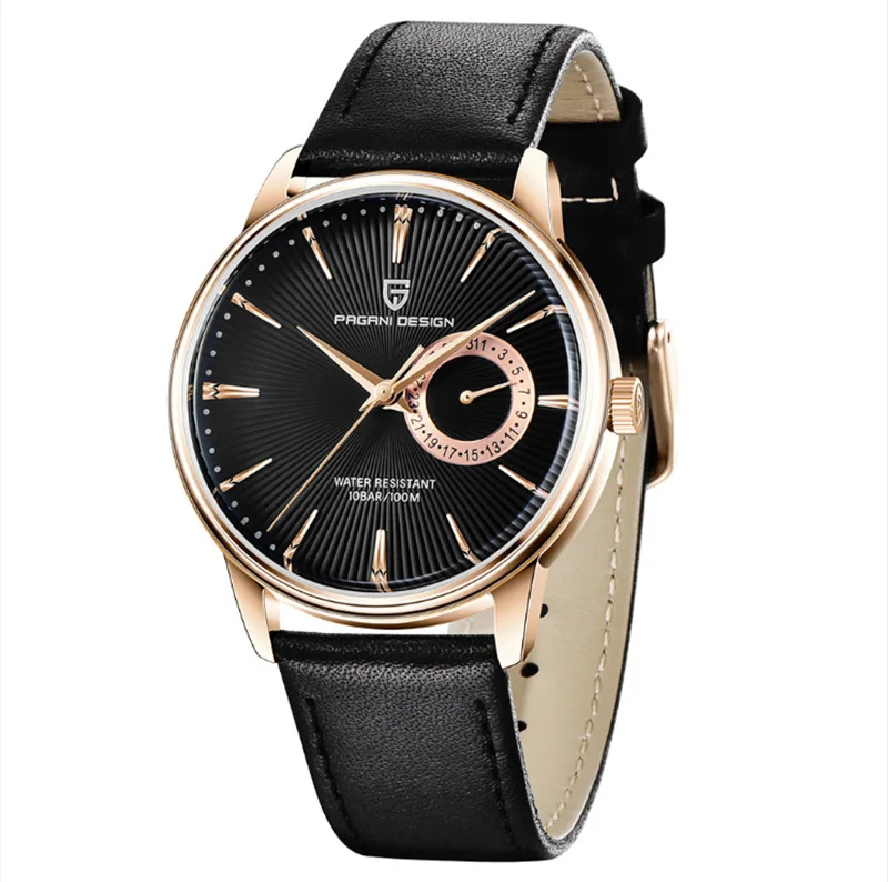 Mens' Watches Top Brand Business Luxury Swiss Quartz Watch Men Rose Gold Steel Wristwatch Male Clock Relogio Masculino A367