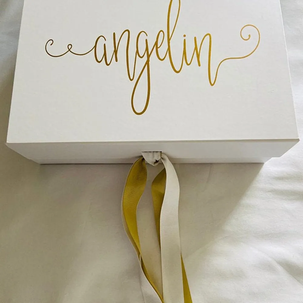 Для матери жениха роскошная коробка для хранения белая свадебные воспоминания