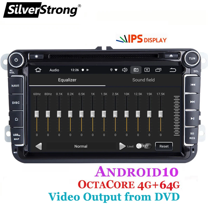 SilverStrong IPS 4G 64G Android 10 0 VW автомобильный DVD TPMS для Volkswagen PASSAT Golf MK6 Navi GPS B5 B6 B7|car dvd for vw|car