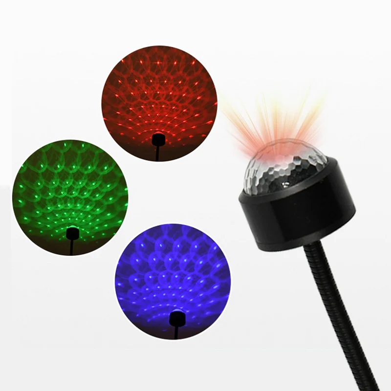 

Car USB Starry Sky Ambient Light Night Decoration Lamp Auto Interior Entertainment Atmosphere Lights