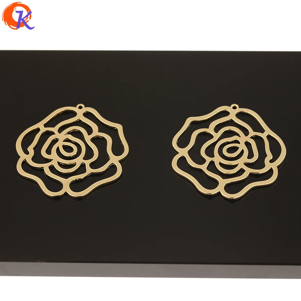 

Cordial Design 100Pcs 34*35MM Jewelry Accessories/Pendant/Connectors For Earrings/Flower Shape/Charms/Hand Made/Earring Findings
